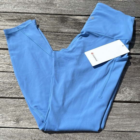 Lululemon Align High-Rise Pant with Pockets 25"Pool Party blue size 8 NWT - Picture 1 of 7